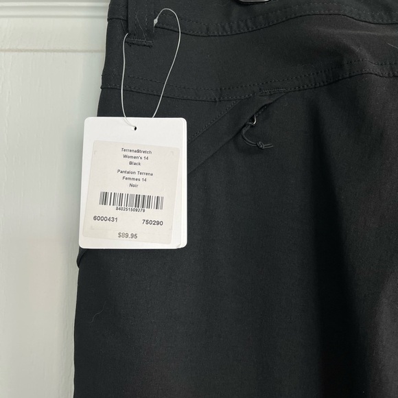 MEC Terrena Stretch Pants - Women's size 14 black - Picture 8 of 10